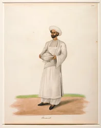 Khansama avec une soupière, c.1846